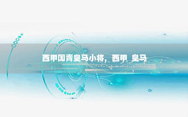 西甲国青皇马小将，西甲 皇马