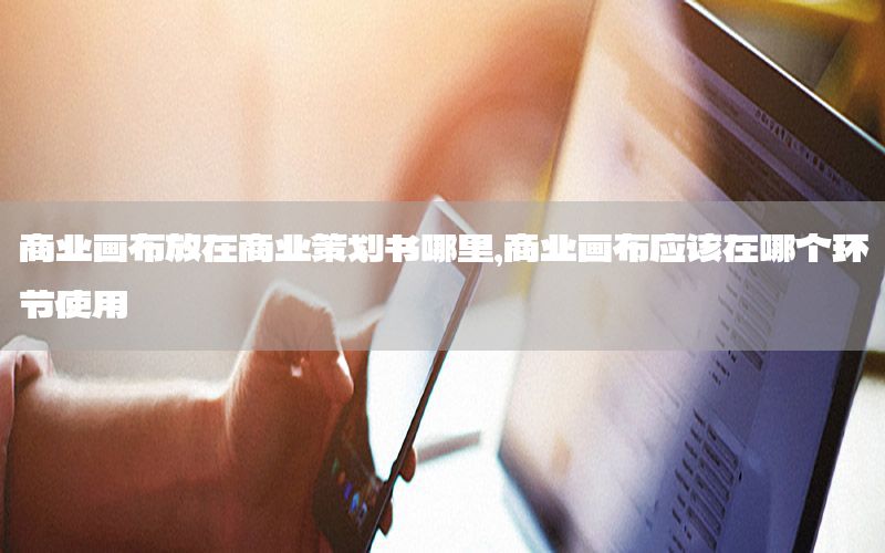 商业画布放在商业策划书哪里，商业画布应该在哪个环节使用