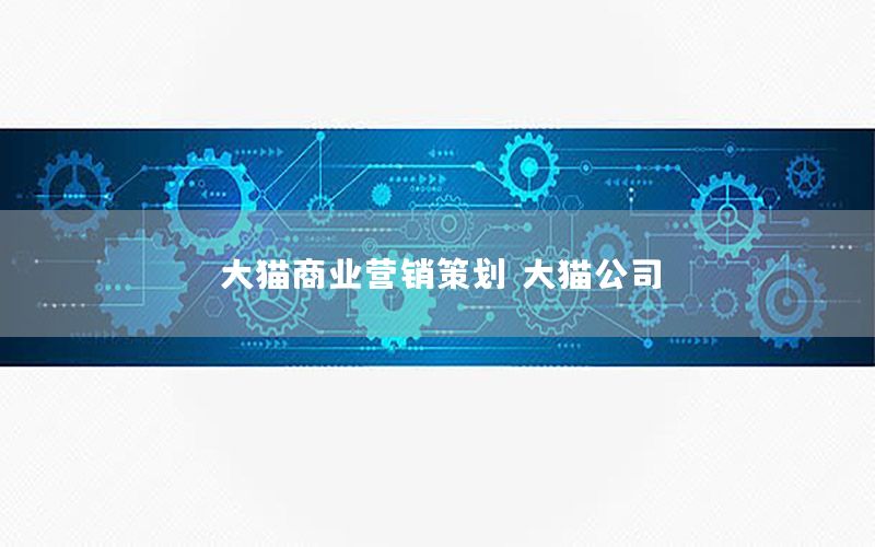 大猫商业营销策划，大猫公司