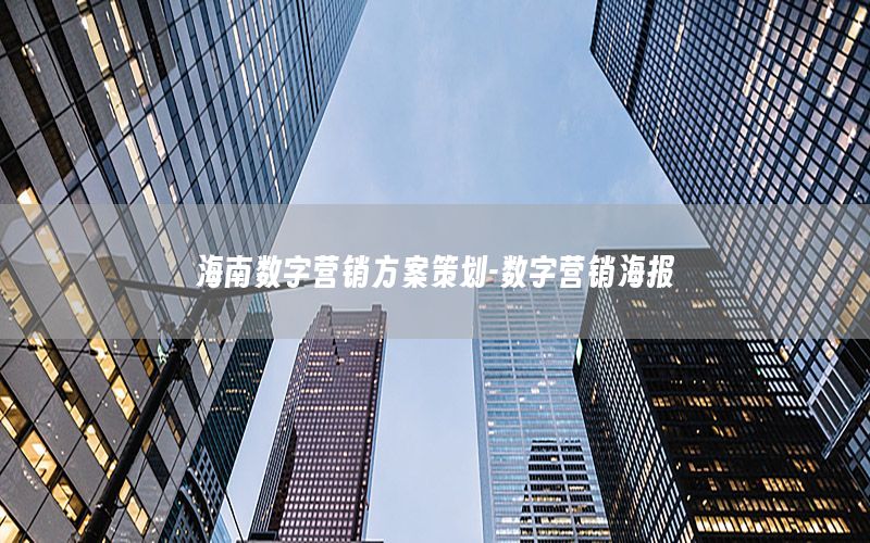 海南数字营销方案策划-数字营销海报