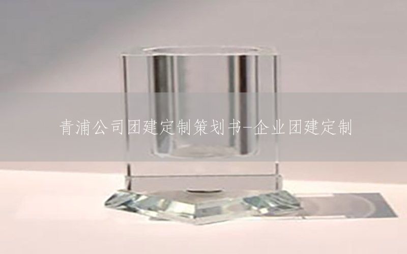 青浦公司团建定制策划书-企业团建定制
