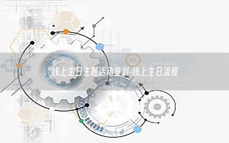 线上生日主题活动策划-线上生日流程