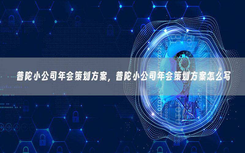 普陀小公司年会策划方案，普陀小公司年会策划方案怎么写