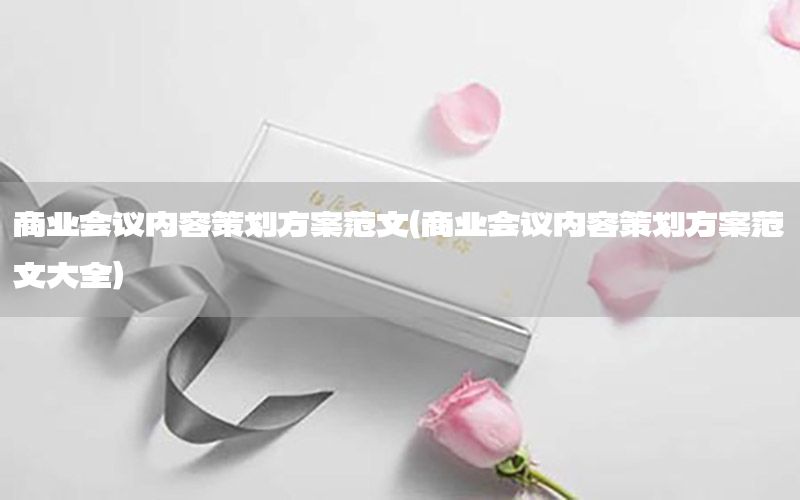商业会议内容策划方案范文（商业会议内容策划方案范文大全）